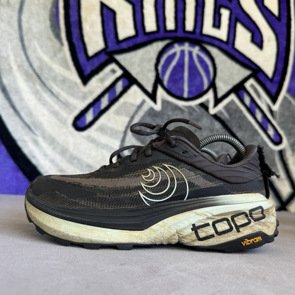 Size 8.5 - Topo Vista Black/Mint Womens Athletic Shoes